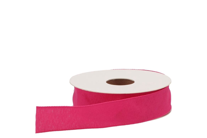 Ribbon Textile 17 Fuchsia 20mx25mm