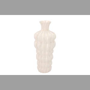 Dunja White Vase 13x13x32cm