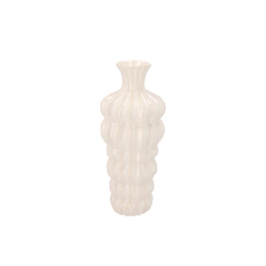 Dunja White Vase 13x13x32cm