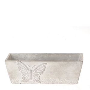 Ceramics Butterfly planter 31*13*10cm