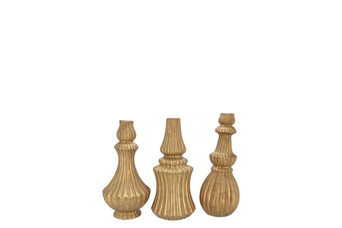 <h4>Mika Majestic Gold Vase Curves Ass 9x16cm</h4>