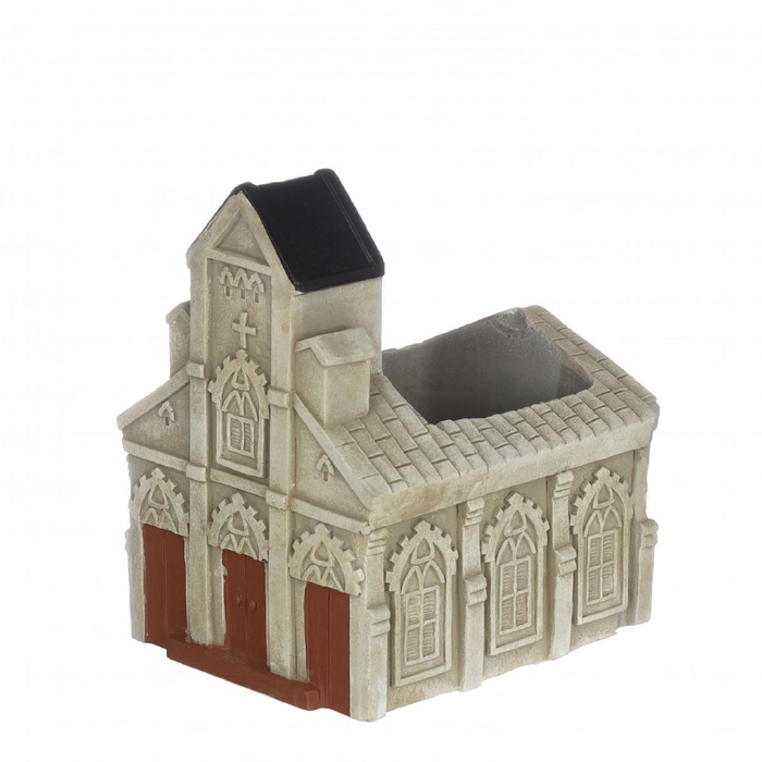 <h4>Keramiek Planter kerk 10*8.5*11cm</h4>