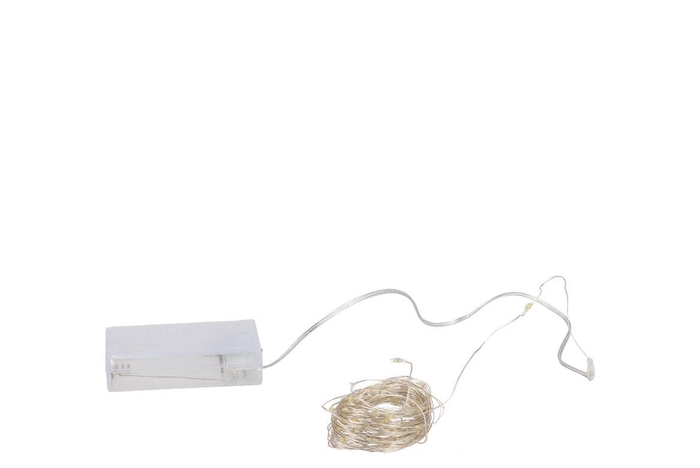 <h4>Led Shine Light Chain 80 Led Timer Excl. Battery 790+30cm</h4>