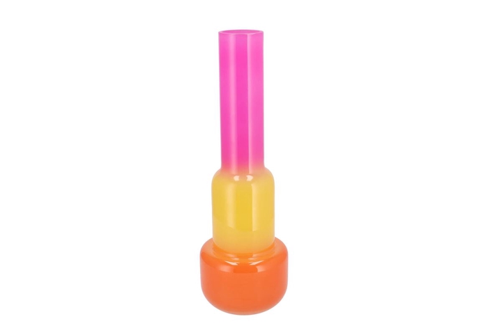 <h4>May Dutch Orange Vase Shape 13x13x40cm</h4>