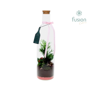 Green Bottle Fles XLarge Love met arrangement
