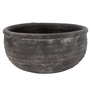 Gamla Grey Bowl Structure Stripe 39x39x20cm