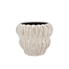 Lima White Pot Bubble 17x17x14cm