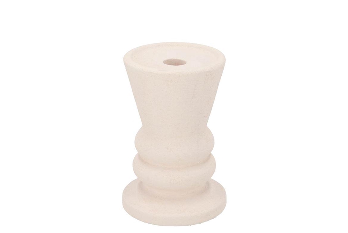 Florence White Candle H 10x10x16cm