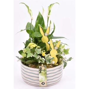 Keramiek schaal golf 18cm