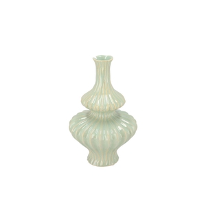 Mirre Pistache Bubbles Vase 15x15x25cm