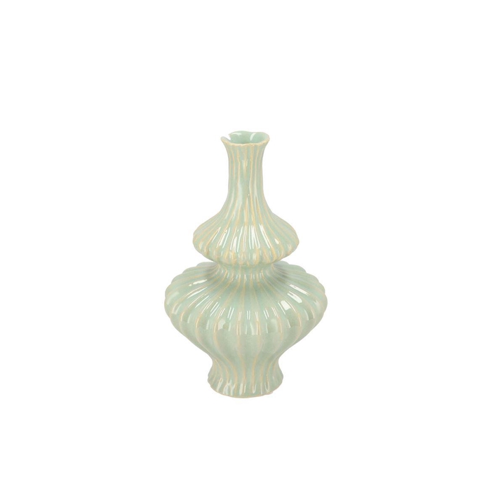 <h4>Mirre Pistache Bubbles Vase 15x15x25cm Nm</h4>