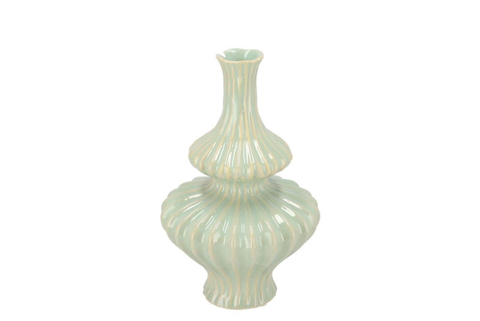 <h4>Mirre Pistache Bubbles Vase 15x15x25cm</h4>