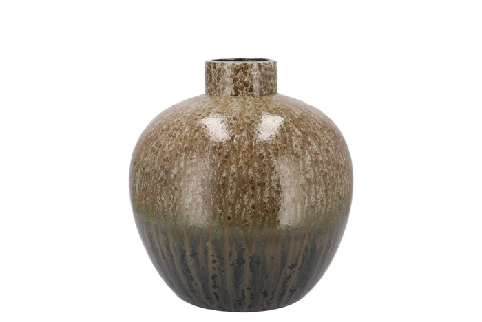 <h4>Jade Forest Green Vase Neck 24x25cm</h4>