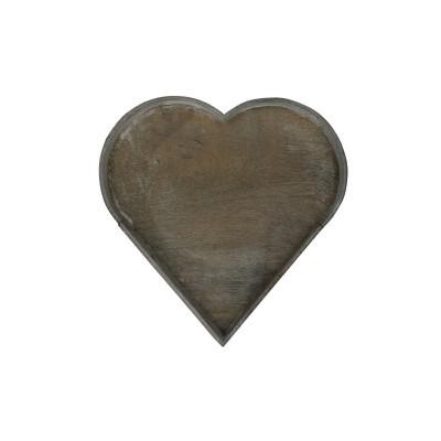 <h4>Valentijn Hout Tray hart d30*3cm</h4>