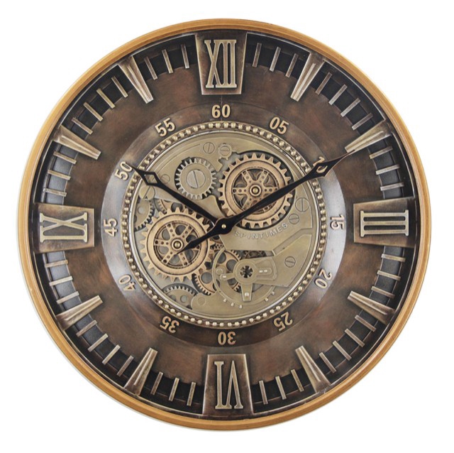 <h4>Clock Gear Ø80cm With Glass Go</h4>