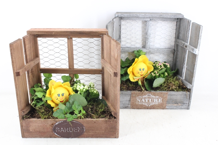 <h4>arr2 TD - Houten raam - roze/wit</h4>