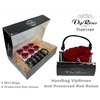 HANDBAG VIP ROSES PRESERVED RED ROSE