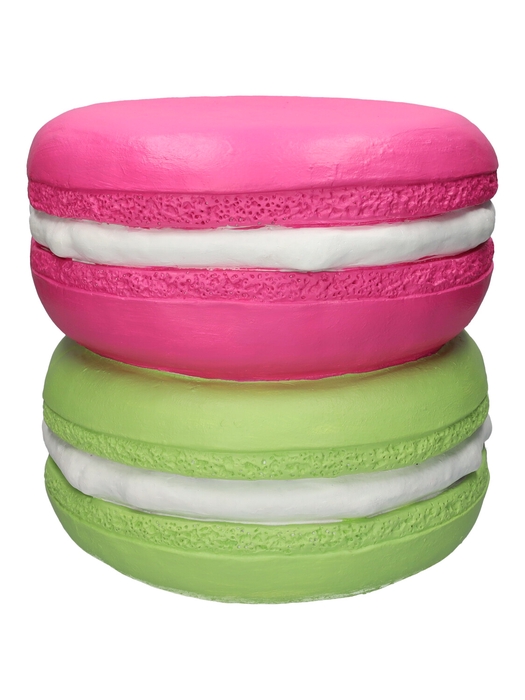 <h4>DF03-666352200 - Side table Macaron d30/33.5xh31.5 fuchsia/green</h4>