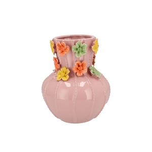 Flower Light Pink Vase 26x33cm Nm