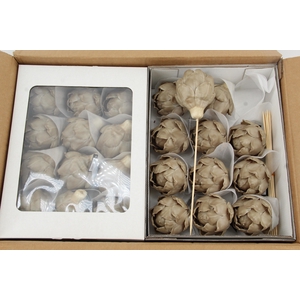 Wax Artichoke Ø8x10cm D.Olive