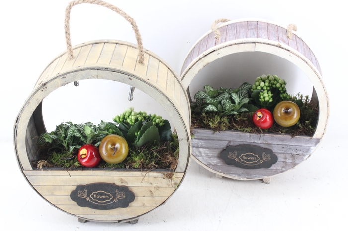 <h4>arr2 TD - Houten wiel - wit</h4>