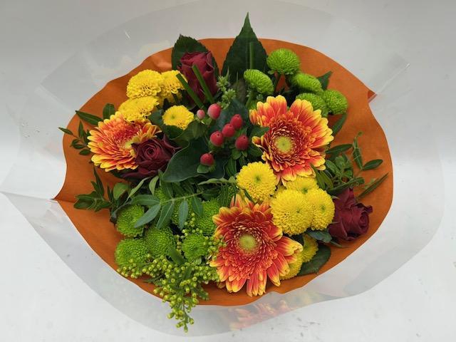 <h4>Boeket Biedermeier Geel/oranje</h4>