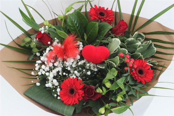 <h4>Boeket Roos Sp. Rood Valentijn</h4>