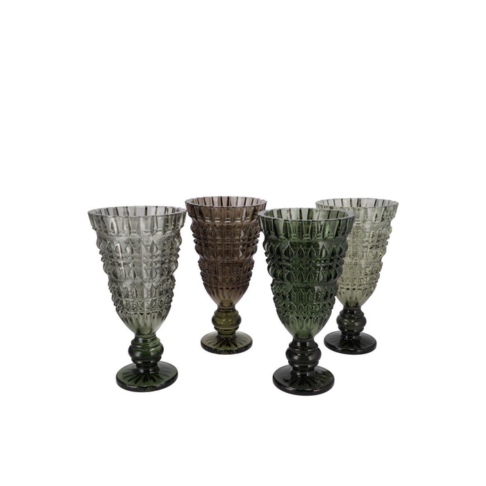 <h4>Fenna Dark Green Mix Vase Stand Ass 13x25cm Nm</h4>