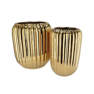 Harper Gold Pot Long S/2 40x44/28x41cm