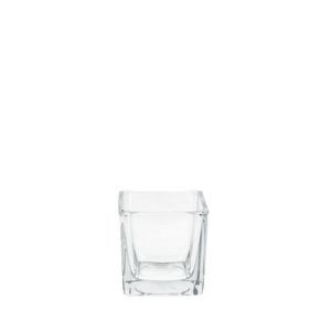 Glass cube taper d06 06cm