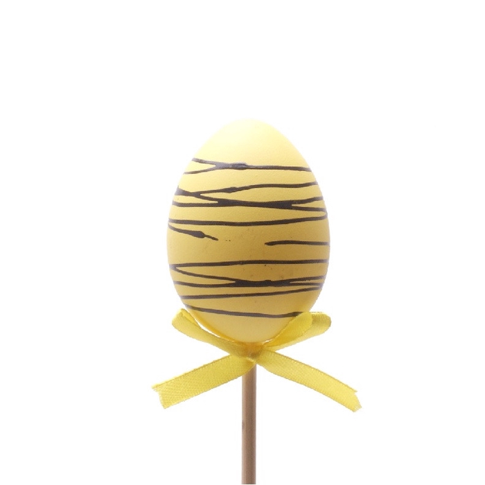 <h4>Pasen Bijsteker 50cm ei chocolade 6cm</h4>