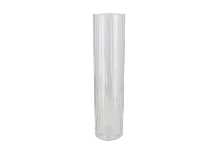 <h4>Marly Clear Vase 10x10x41cm</h4>