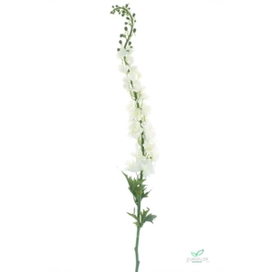 SILK FLOWERS - DELPHINIUM GIANT SPRAY LINUS CREAM 137CM
