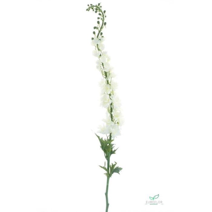 <h4>SILK FLOWERS - DELPHINIUM GIANT SPRAY LINUS CREAM 137CM</h4>