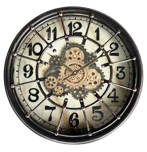 <h4>Clock Gear Ø46cm Black 88903</h4>