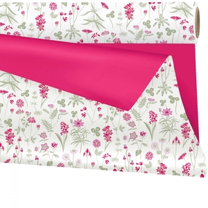 Folie Rol  80cm  40m Duo Mat Flowers