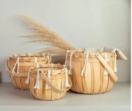 CST CESTO C/ ALCA PAPERWOOD 21,5X21,5X17CM IMP