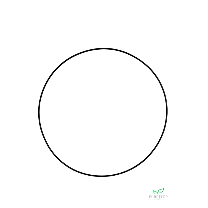<h4>METAL RING 100CM BLACK (HOLLOW TUBE)</h4>