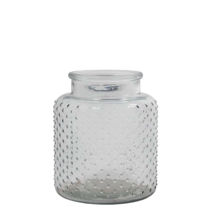 <h4>Glass vase Liege dots d12*15cm</h4>