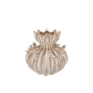 Bird Vase White Sand Structure 20x20x17cm