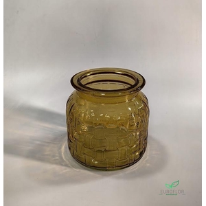 GLASS OCRE D11 H10,5