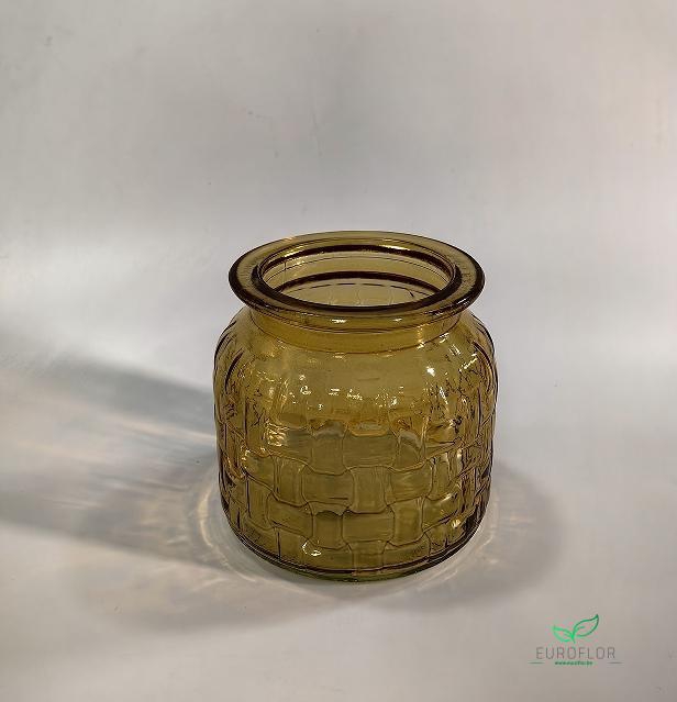 GLASS OCRE D11 H10,5