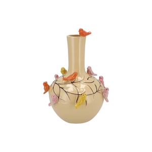 Bird Vase Sand Tube 26x33cm Nm
