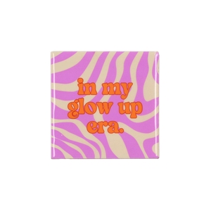 Tile In My Glow Up Era Purple 10x10x1cm