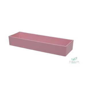 PLASTIC TRAY PINK 32X10,5X5CM