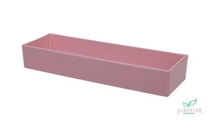 PLASTIC TRAY PINK 32X10,5X5CM