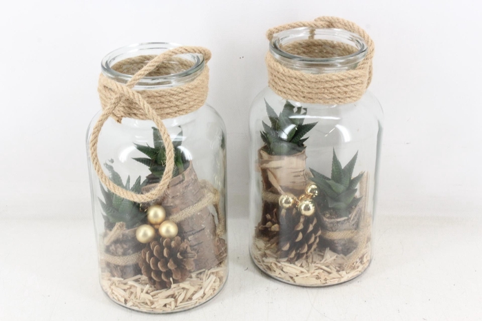 <h4>arr3 SN - Glazen melkbus touw x4</h4>