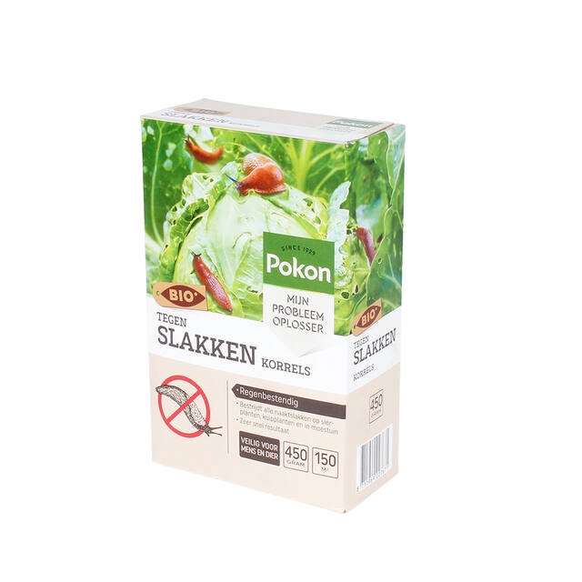 <h4>Pokon Bio  slakkenkorrels 450 gram</h4>
