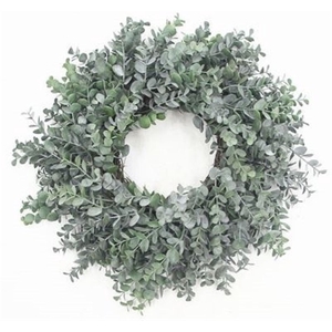 Deco Wreath Eucalyptus Baby H12d45 X4