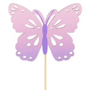Bijsteker 50cm Vlinder Zazou 8cm